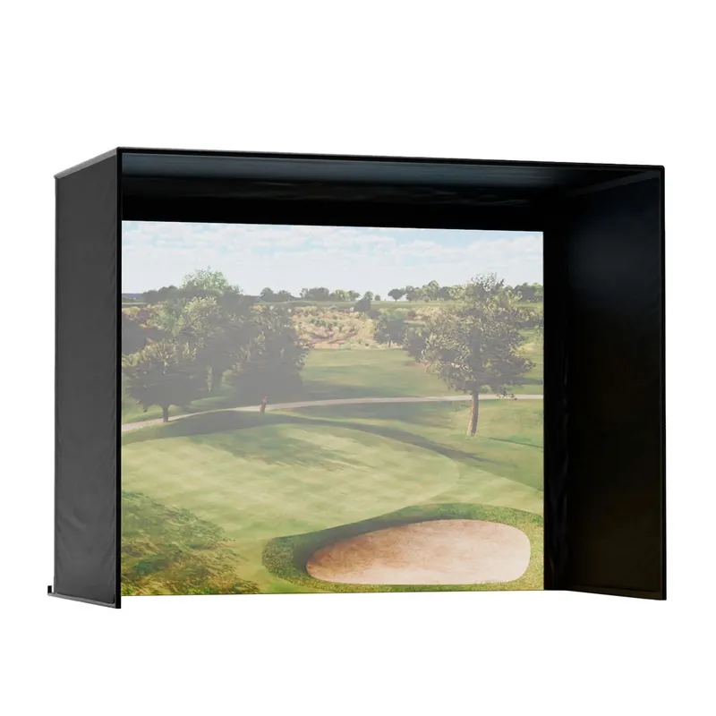 Carl's Place DIY Golf Simulator Enclosure Kit with Impact Screen